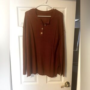 Size medium burnt orange lightweight sweater